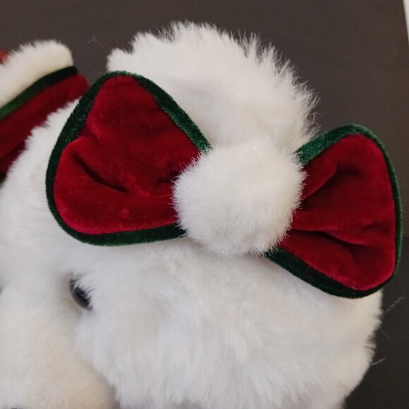 Vintage 2008 Dan Dee Snowflake Teddy 19" Teddy Bear Girl Plush Christmas Dress - Picture 10 of 11